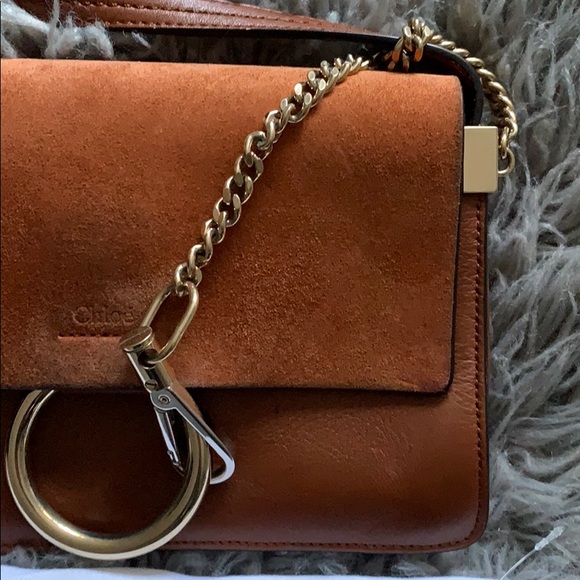 CHLOE Small Faye leather and Suade shoulder bag - Picture 13 of 15